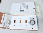 New Intermatic KM2ST-4G White Wall 24 Hour Timer Gang 120V. Fixed Price $49.95.