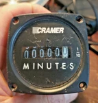 Cramer Type 635K-AA Elapsed Timer / Hour Counter (TA15MS). Fixed Price $35.00.