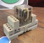 Allen-bradley 700-HC14Z24-4 Relay 7A 24V Dc 4PDT With 700-HN103 Socket. Fixed Price $13.50.