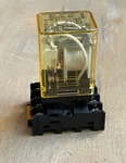 Idec RR2P-U Relay 24VDC 8 Pin With Socket Base. Fixed Price $10.00.