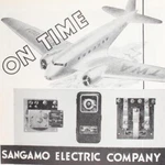1936 Sangamo Electric Company Sign Timers Control Twa Airplane Print Ad Vintage. Fixed Price $17.50.