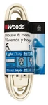 Woods Light Duty Extension Cord, 16 Gauge, SPT-2, 3 Outlet White. Fixed Price $6.32.