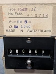 Sodeco TCEZ6E Analog Impulse Counter Original Box. Swiss Made. Fixed Price $39.99.