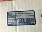 Omega DP-F75-A Frequency Input Ratemeter/totalizer 110VAC Remote Or Front Panel. Fixed Price $335.00.