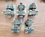 (5-PCS) Square Pneumatic Timing Relay 9050 A01D, A010E, A01E (VR9). Fixed Price $65.00.