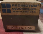 Redington Counters P2-1006-115AC Digit Panel Mount 115VAC New Open Box. Fixed Price $119.00.