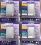 Lutron Timer Switch Single Pole/multi-location White MA-T51MNH-WH 4-PK Sealed. Fixed Price $116.00.
