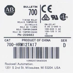 New Allen Bradley 700-HRM12TA17 Tube Base Dial Timing Relay. Fixed Price $131.67.