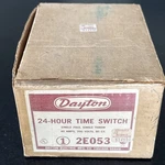 Dayton Time Switch Model 2E053 24-HR Cycle Control 250VAC 40AMP. Fixed Price $48.99.