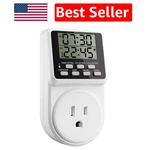 Programmable 24-HOUR Digital Timer Plug Save Energy & Protect Electronics. Fixed Price $35.14.