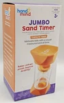 Brand New HAND2MIND Jumbo 5 Minute Sand Timer Soft Rubber Orange End Caps. Fixed Price $15.29.