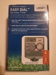 Orbit Easy Dial 4-STATION Indoor Sprinkler Control Timer 57874 W/ Power Supply. Fixed Price $29.99.