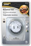 New Power Zone 24 Hour Indoor Heavy Duty Mechanical Outlet Timer Control 9001165. Fixed Price $6.95.
