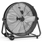 24" Industrial Tilt Drum Fan Velocity Speed 360 Adjustable Floor Workshop. Fixed Price $89.29.