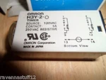 Omron H3Y-2-0 Timing Relay 120 Vac (new Box). Fixed Price $45.00.