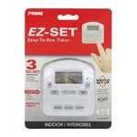 Prime Ez-set Indoor Digital Timer 125V 15A 1875W White 24-CYCLE. Fixed Price $34.16.