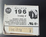Allen Bradley 196-FTB Ser Off Delay Timer Genuine Oem. Fixed Price $175.00.