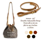 Leather Shoulder Crossbody Strap For Noe Bb Pm Gm Bag Vachetta Adjustable. Fixed Price $62.10.