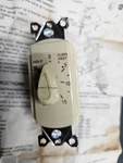 Tork A530M In-wall Twist Timer, Minute, Ivory Faceplate. Fixed Price $15.00.