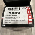 Tork 2002 208 277 Vacphotocontrol 1/2" Conduit Mounting 180 Swivel. Fixed Price $8.50.