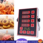 Commercial 4 Channels Kitchen Timers Restaurant Loud Red Stainless Steel. Fixed Price $33.47.
