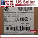 New Allen Bradley 1794-OF4I Flex I/o Analog Output Module 1794OF4I. Fixed Price $437.84.