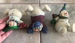 Terry's Village Silly Snowmen Shelf Sitters Christmas Decor Set Of 3 With Box. Fixed Price $20.00.