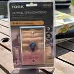 Tork In-wall Interval Timer Switch Stainless Steel Spring Wound RFF60M Silver. Fixed Price $16.99.