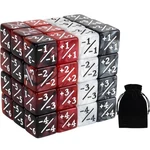 48 Pieces Magic Dice Plus 1 Mtg Counters Set 0.63 Inches, Red. Fixed Price $20.99.