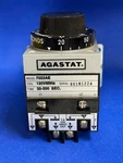 Agastat 7022AE Time Delay Realy 110/120VAC Coil 50/60HZ 20-200 Sec. Range (used). Fixed Price $210.00.
