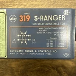 ATC,0319D 016,5 Ranger On Delay Adjustable Timer. Fixed Price $16.00.