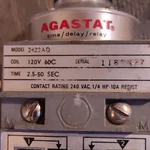 Agastat 2422AD Timing Relay 120VAC 2.5-50 Delay Off Master Electrician Owned. Fixed Price $165.00.