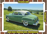 Metal Sign - 1950 Chrysler Windsor Newport Hardtop Oil Painting 14X10. Fixed Price $29.95.