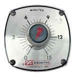Zenith Controls Minute Timer Panel Mount Dial Crank 120VAC 1T15MXA1. Fixed Price $24.95.