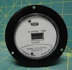 Jbt Time Meter 60 Cycle 110-125 Vdc 31-EHXX-U, 2.5" Round Hole Panel Mount. Fixed Price $152.75.
