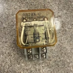 Idec RR2BA-U AC120V Vac Pilot Cube Relay RR2BAU W/ Base. Fixed Price $8.00.