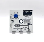 Dayton 6A857 Solid State Timer Relay Off Delay 24-240VAC 0.5-10 Sec Fast Ship. Fixed Price $15.99.