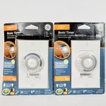2X Ge Indoor In-wall Basic Timer (15325) 24 Hour Programmable Dial (lot Of 2). Fixed Price $69.99.