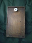 Vintage Wood Box Ceramic Knob Metal Handle Decor Industrial. Fixed Price $29.99.