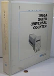 Hp 1965A Gated Universal Counter User's Manual Hardcover Binder Used. Fixed Price $39.99.