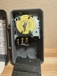 Intermatic Mechanical Time Switch W/ Outdoor Case Spst 24-HR 120V T101R. Fixed Price $36.00.