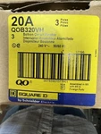 Square D QOB320VH 20AMP Pole Bolt On Breaker (new). Fixed Price $65.00.