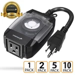 Outdoor Mechanical Outlet Timer 24 Hour Automatic Switch Light Weatherproof. Fixed Price $11.99.