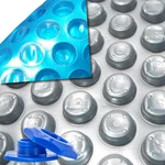Midwest Space Age Round Swimming Pool Solar Blanket Cover W/ Grommets - 12 Mil. Fixed Price $134.92.