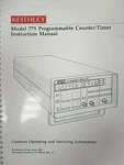 Keithley Model 775 Programmable Counter/timer Instruction Manual & Reference. Fixed Price $29.99.