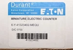 Eaton Durant 6 Y 41323402 Mequ 24VDC Digit Counter. Fixed Price $60.00.