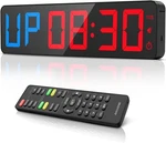 Gym Timer 15"LARGE Led Display Wall Clock Interval Workout Count Down.... Fixed Price $62.99.