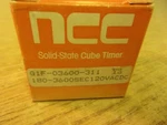New Ncc Q1F-03600-311 180-3600 Sec 120VAC Dc Time Delay Relay *free Shipping*. Fixed Price $29.99.
