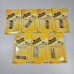 7X Cooper Bussmann BP/KTK-10 Type Fast Acting Carded Fuse. Fixed Price $45.00.