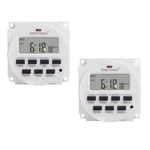 2X12V Dc Sinotimer Display TM618H-2 Lcd Digital Programmable Switch. Fixed Price $22.59.